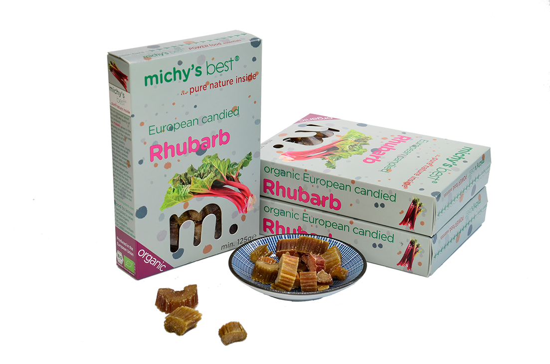 michy's best candied rhubarb (125g)
